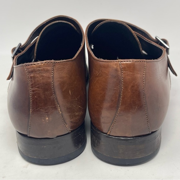 To Boot New York Adam Derrick Shoes Mens 11.5 Brown Leather Double Monk Strap main image 13